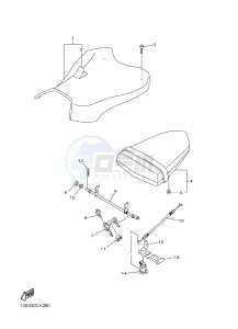 YZF-R6 600 R6 (2CX4 2CX5) drawing SEAT