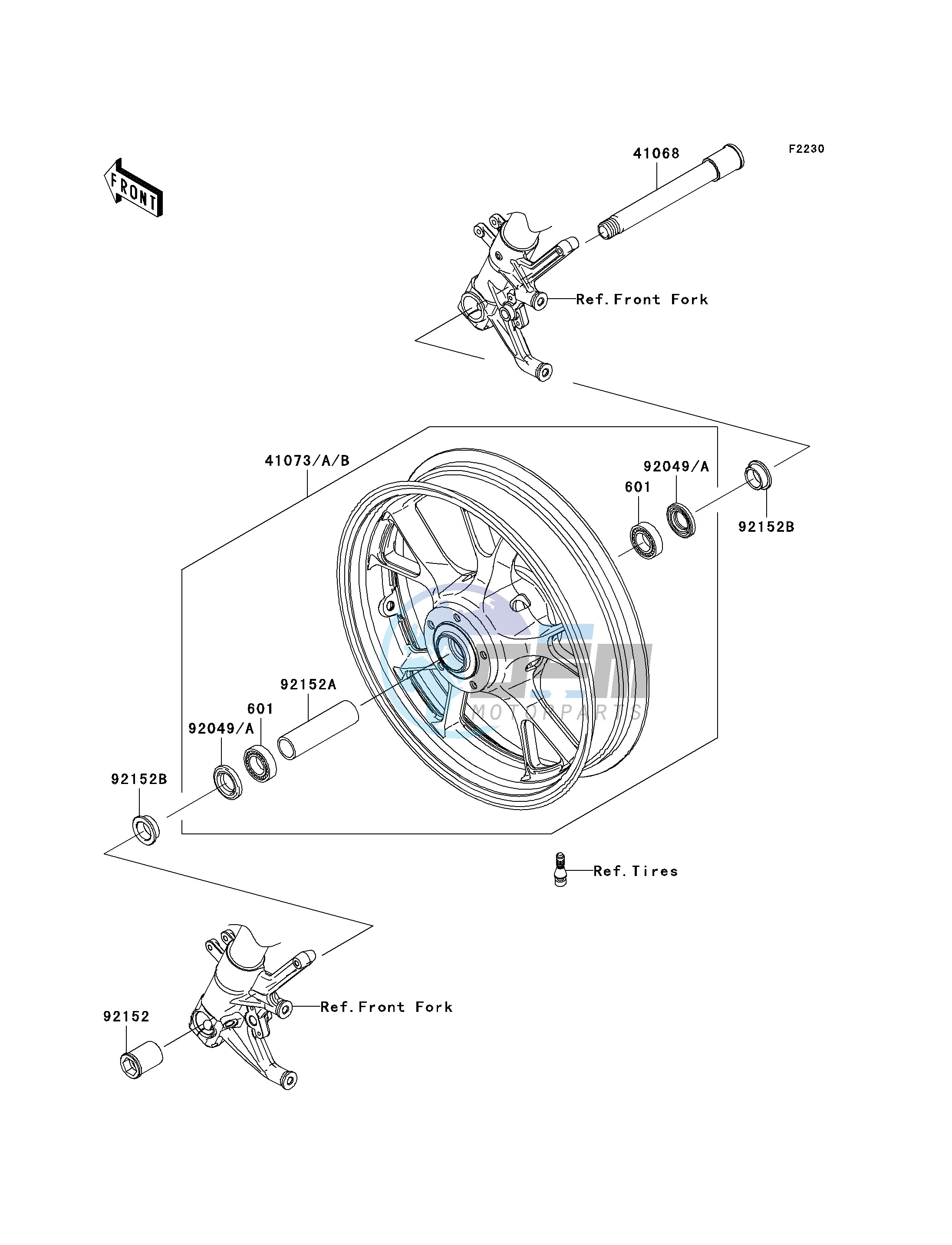 FRONT WHEEL