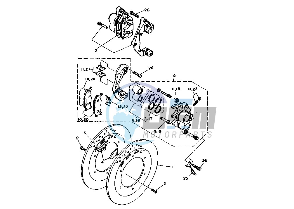 FRONT BRAKE CALIPER