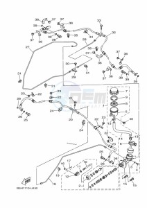 YXZ1000E YXZ1000R (B5J4) drawing MASTER CYLINDER