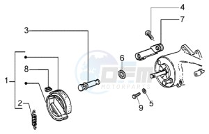 LX 50 4T drawing Brake lever