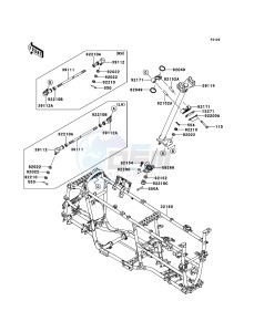 KVF650_4X4 KVF650FCS EU GB drawing Frame