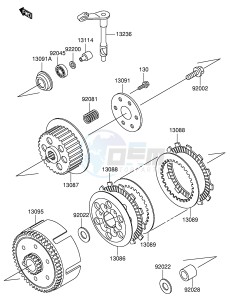 RM65 (E21) drawing CLUTCH