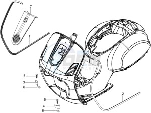 LX 50 4T drawing Front shield