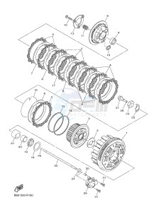 FJR1300A FJR1300-A FJR1300A ABS (B881) drawing CLUTCH