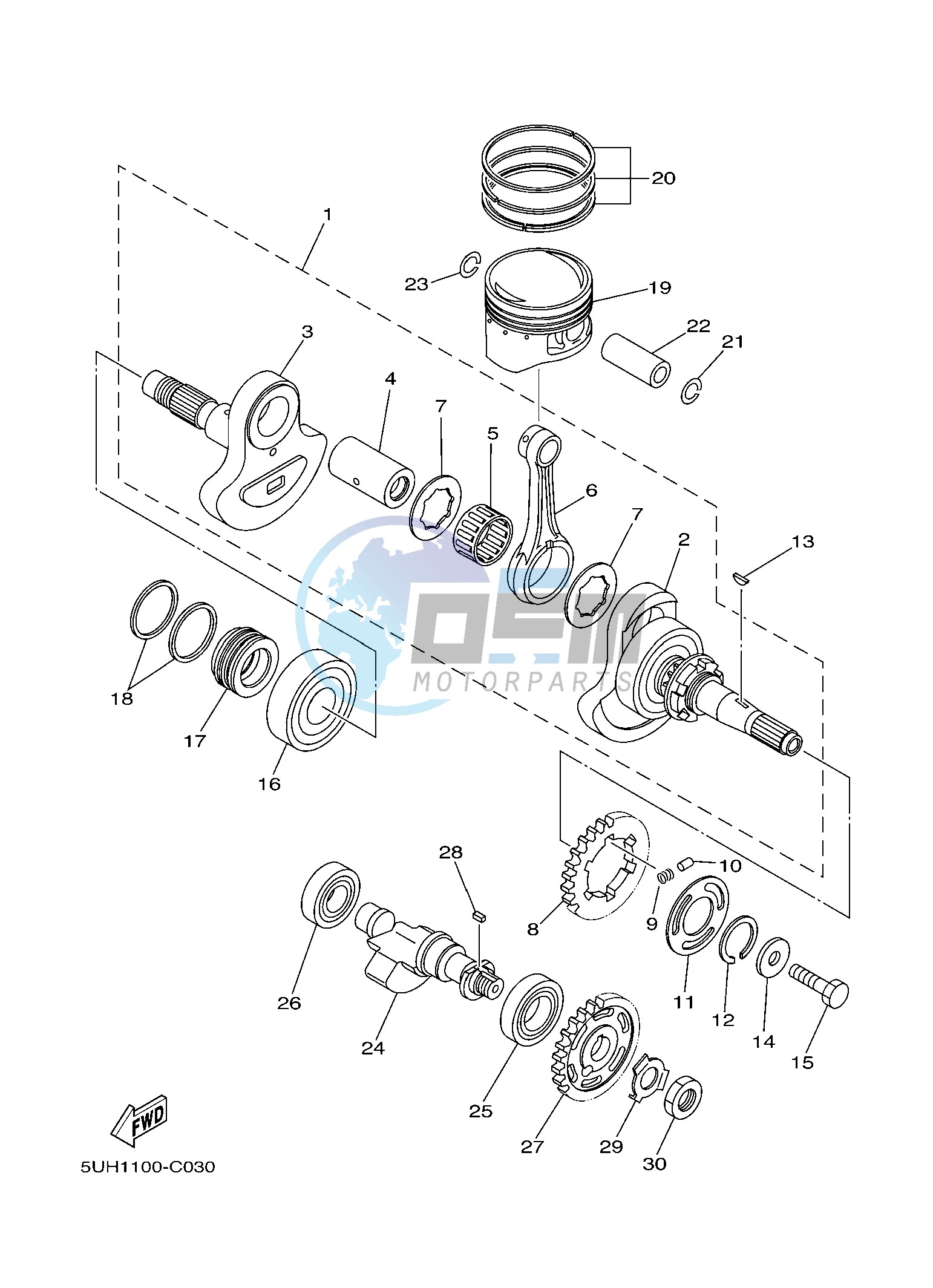 CRANKSHAFT & PISTON