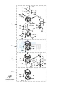 F50DETL drawing CARBURETOR