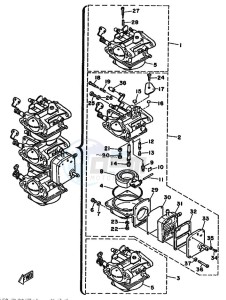 25J drawing CARBURETOR