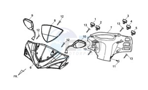 SYMPHONY SR50 drawing FR  HANDLE COVER