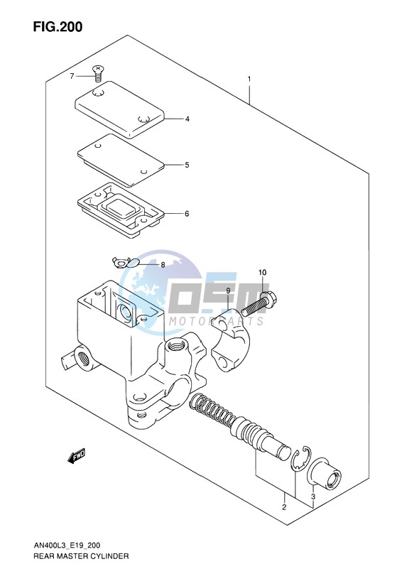 REAR MASTER CYLINDER