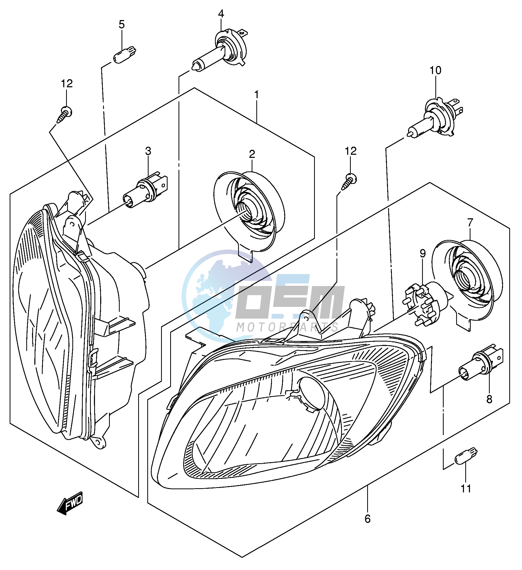 HEADLAMP (E19)