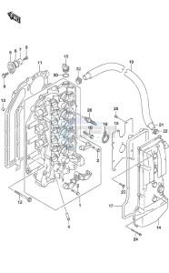 DF 115A drawing Cylinder Head