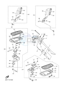 XVS950A (26P6) drawing STAND & FOOTREST