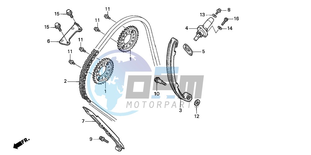 CAM CHAIN/TENSIONER