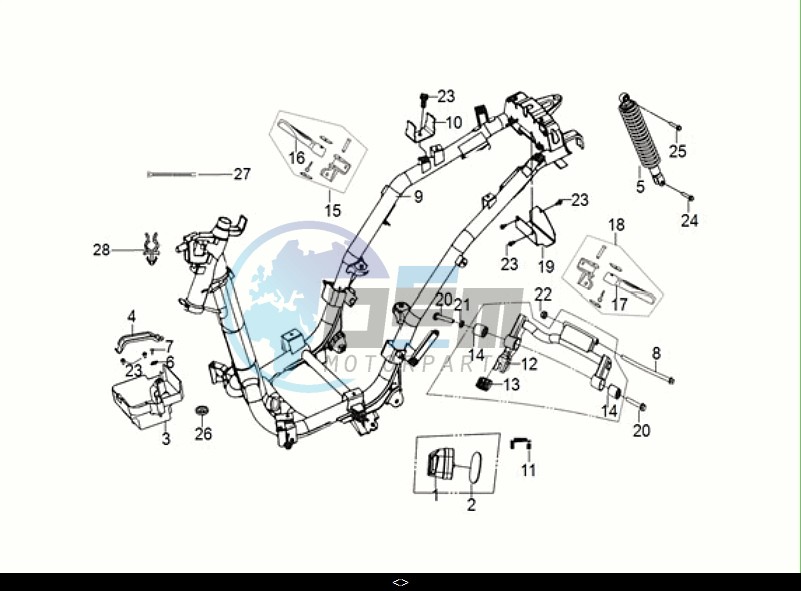 FRAME BODY - ENGINE MOUNT