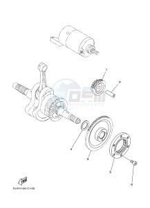 YFM350FWA GRIZZLY 350 4WD (1NSK) drawing STARTER CLUTCH