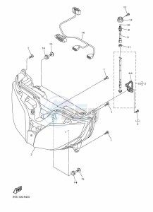 FJR1300D-AE FJR1300AE (B96L) drawing HEADLIGHT