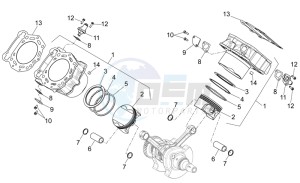 Dorsoduro 750 drawing Cylinder with piston