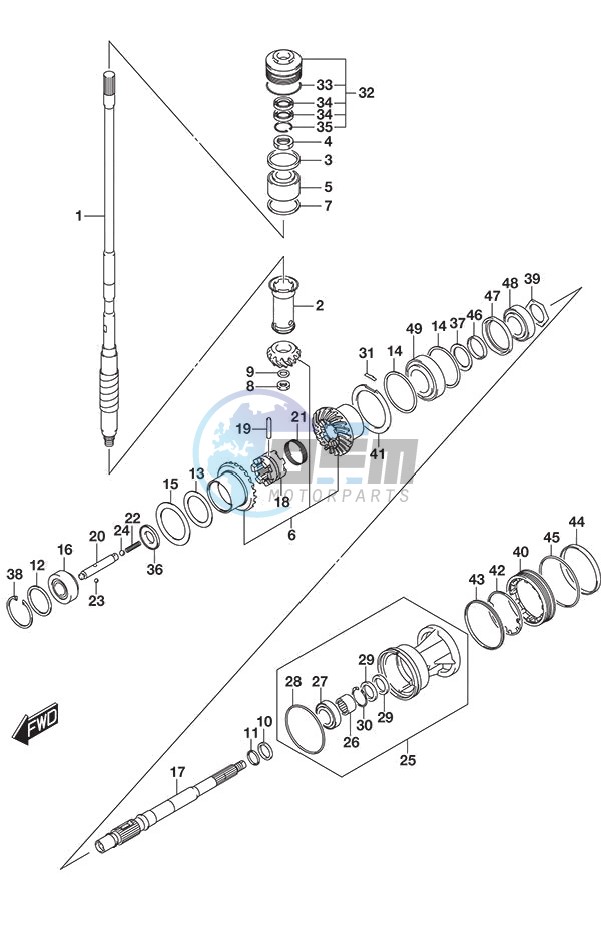 Transmission S/N 612133 to 61XXXX