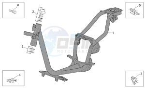 Scarabeo 50 4T E2 drawing Frame