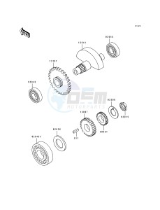 KLX 650 A [KLX650R] (A1-A3) [KLX650R] drawing BALANCER