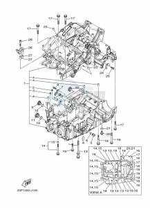 XT1200ZE XT1200ZE SUPER TENERE ABS (BP9C) drawing CRANKCASE