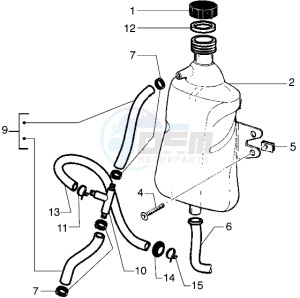 Runner 180 VXR drawing Expansion tank