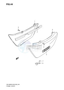 VS1400 (E3-E28) INTRUDER drawing FRAME COVER