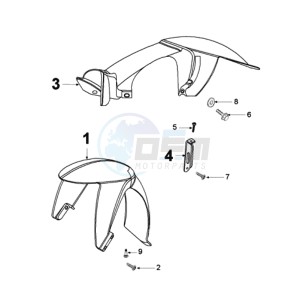 LUDIX 14 PRO drawing FENDERS