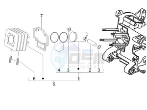 Stalker 50 Naked (UK) UK drawing Cylinder - Piston - Wrist pin unit