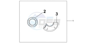 CBR1000RA9 U / ABS drawing CARBON CRANKCASE COVER SET