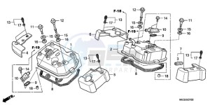 VT750CA9 Australia - (U / SPC) drawing CYLINDER HEAD COVER