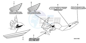 CBF600NA9 Europe Direct - (ED / ABS 25K) drawing MARK/STRIPE