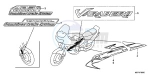 XL1000VAB drawing MARK/STRIPE