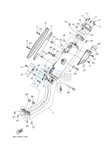 XP500 TMAX T-MAX 530 (2PWL) drawing EXHAUST