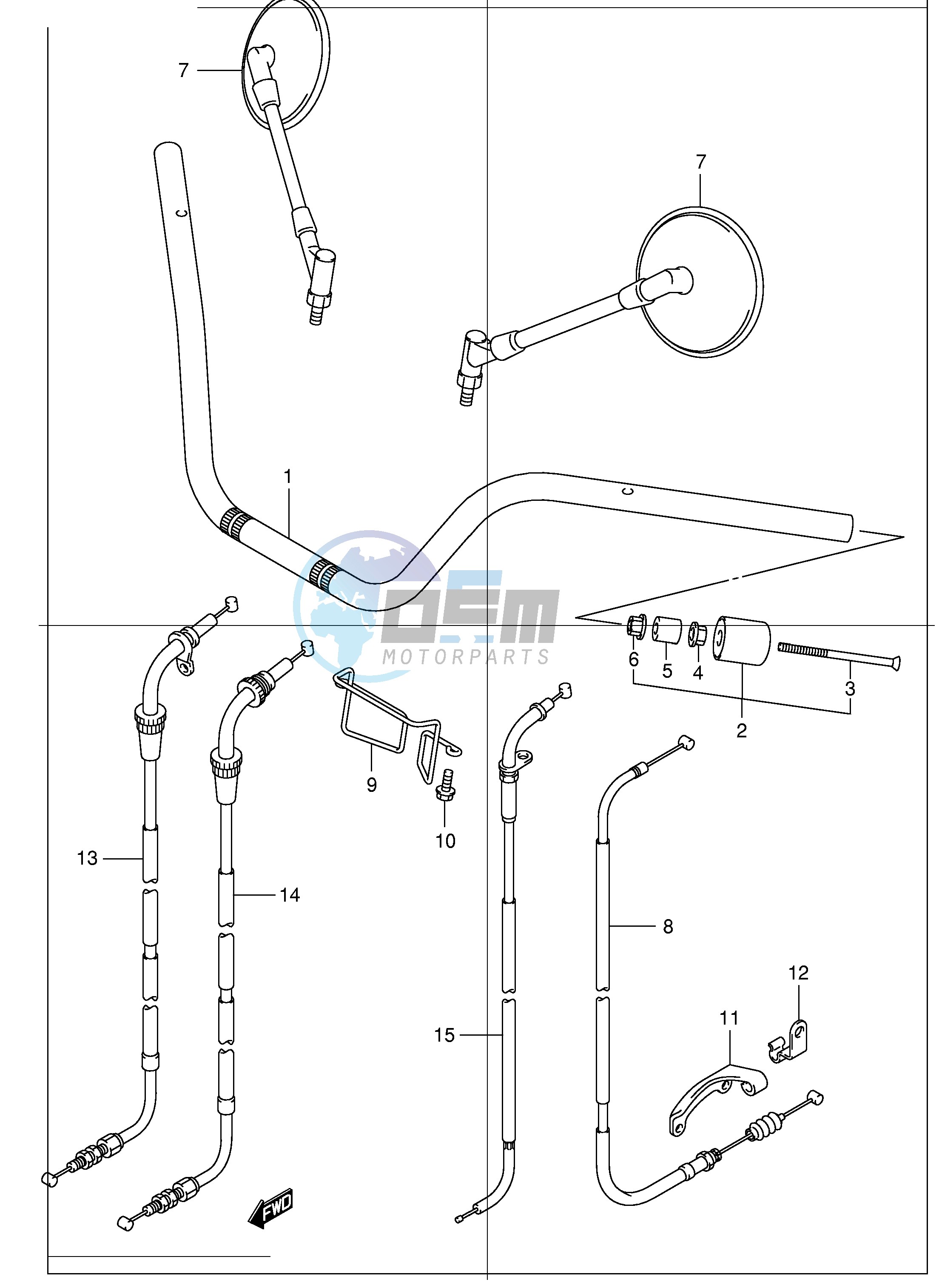 HANDLE BAR (MODEL K2 K3 K4)