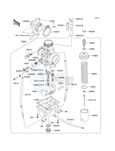 KX 65 A [KX65 MONSTER ENERGY] (A6F - A9FA) A7F drawing CARBURETOR