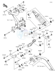 Z650 ER650HHF XX (EU ME A(FRICA) drawing Suspension/Shock Absorber