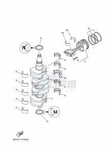 FL115AETX drawing CRANKSHAFT--PISTON