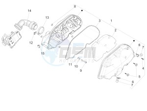 SUPER GTS 125 4T 3V IE NOABS E2-E3 (APAC) drawing Air filter