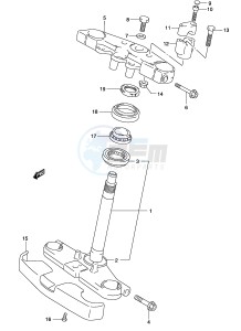 GZ250 (P19) drawing STEERING STEM