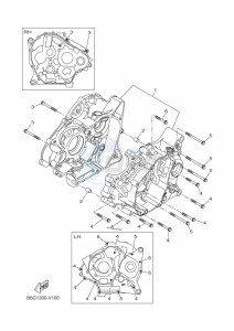 MT-125 MTN125-A (B6G2) drawing CRANKCASE