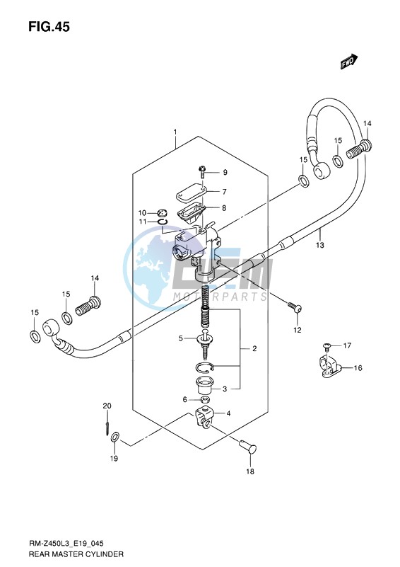 REAR MASTER CYLINDER