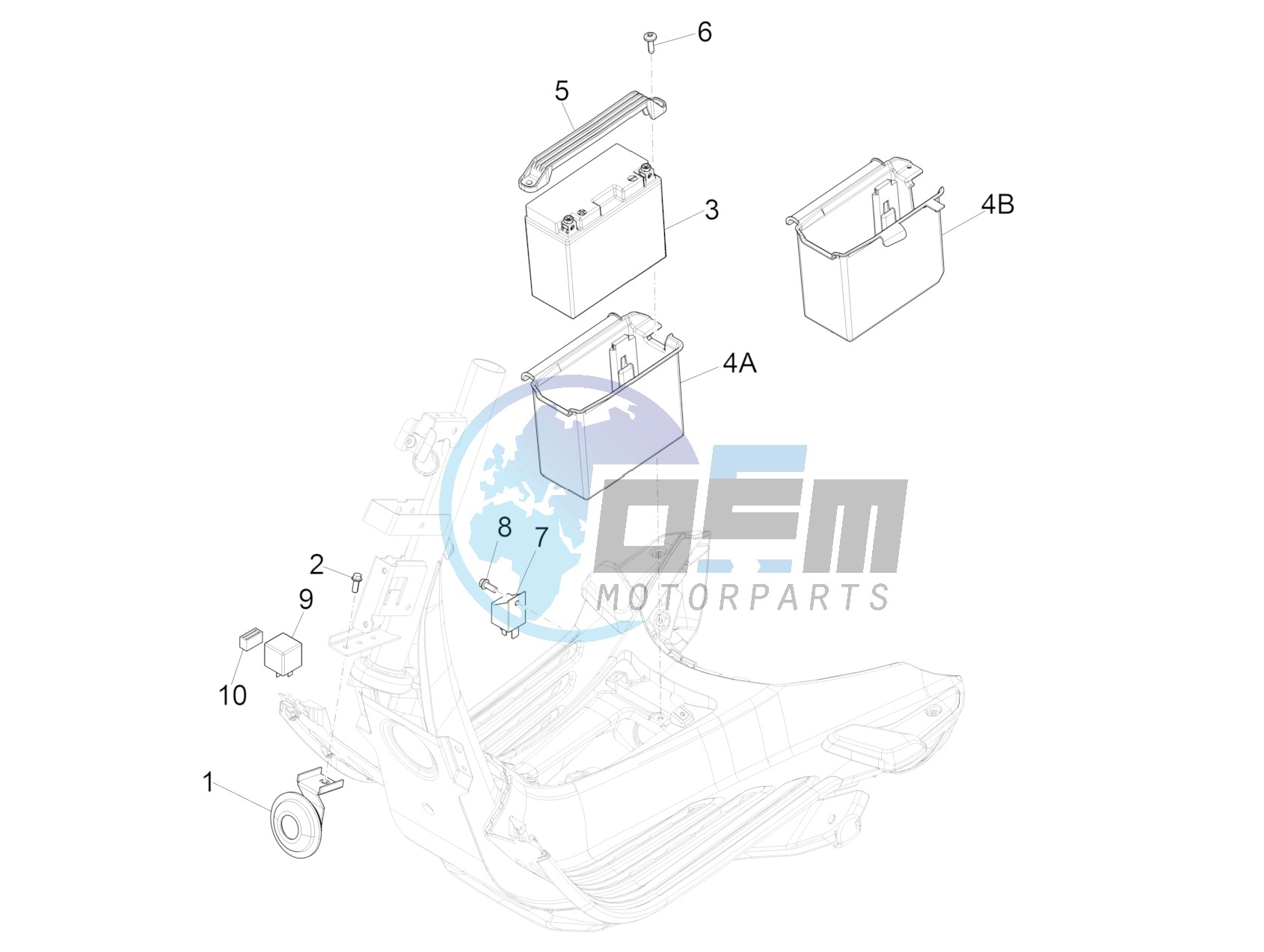 Remote control switches - Battery - Horn