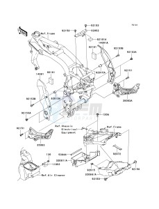 ZR 1000 A [Z1000] (A1-A3) drawing FRAME FITTINGS