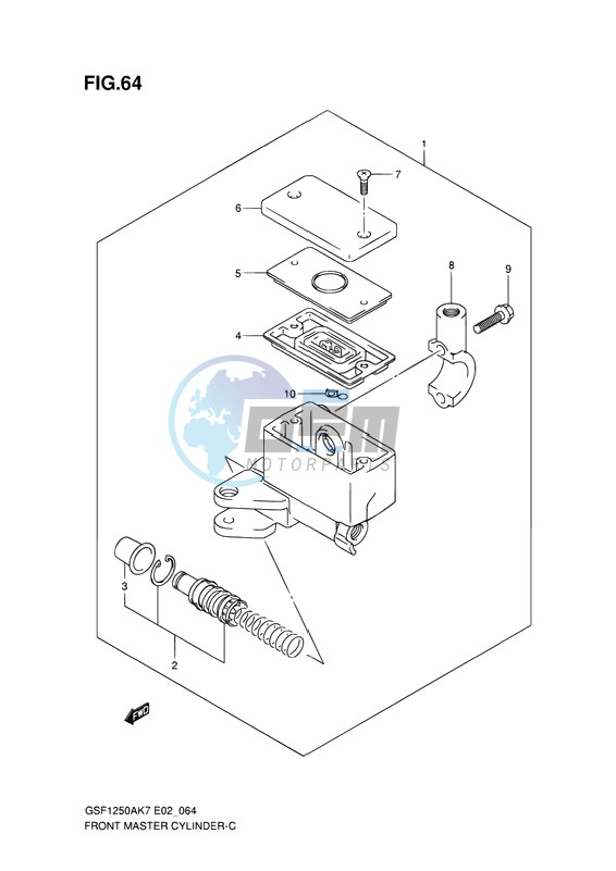 FRONT MASTER CYLINDER