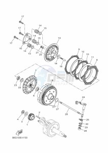 MT125 MTN125-A (BGW2) drawing CLUTCH