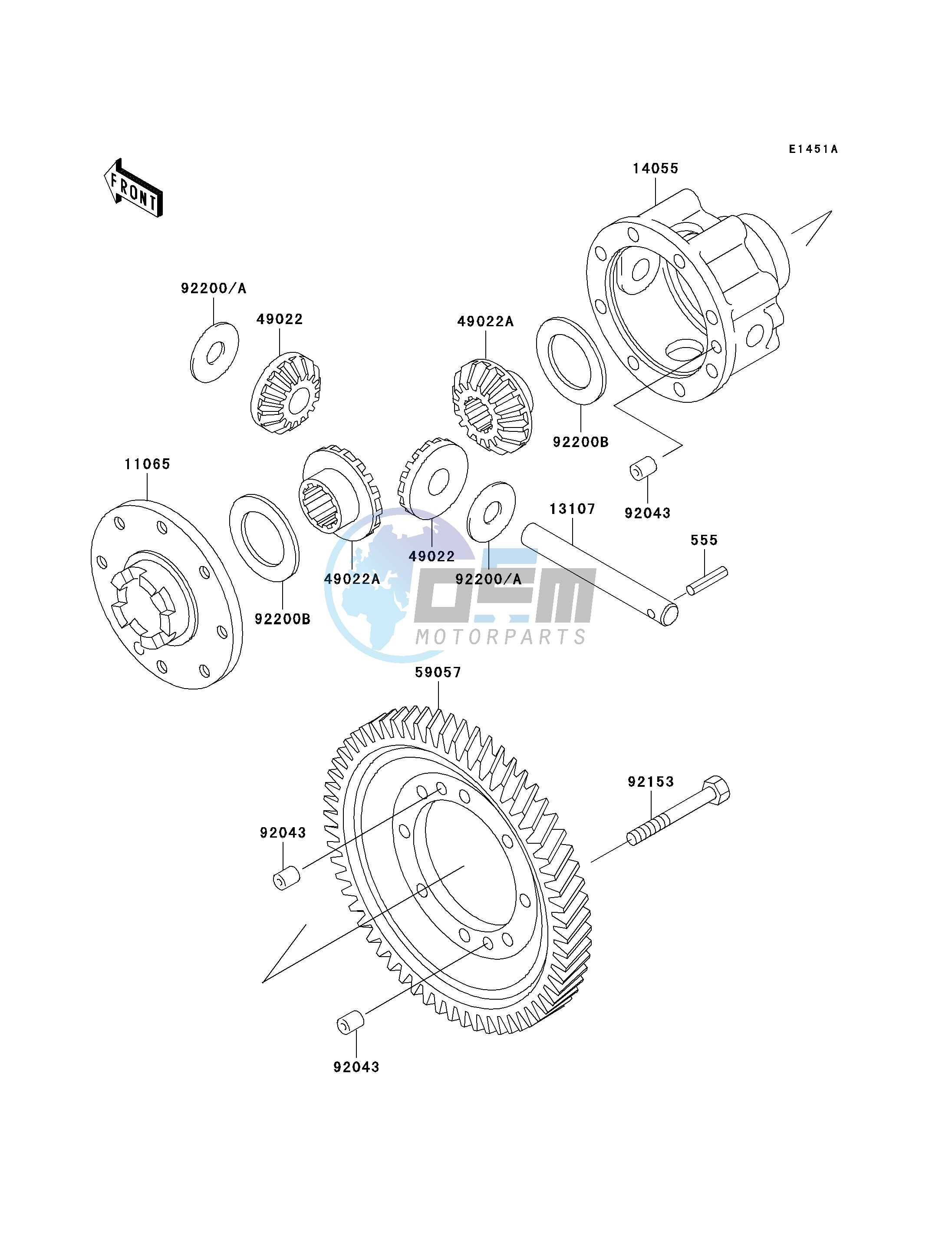 DIFFERENTIAL-- KAF620-E4_E5- -