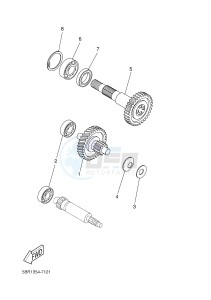 NS50 AEROX (1PH1 1PH1 1PH1 1PH1) drawing TRANSMISSION