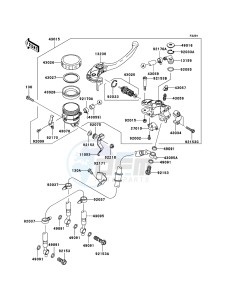 NINJA ZX-10R ZX1000D7F FR GB XX (EU ME A(FRICA) drawing Front Master Cylinder